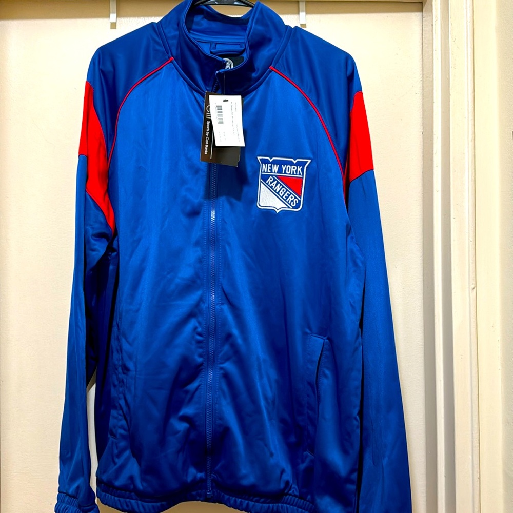 NWT NY Rangers track jacket